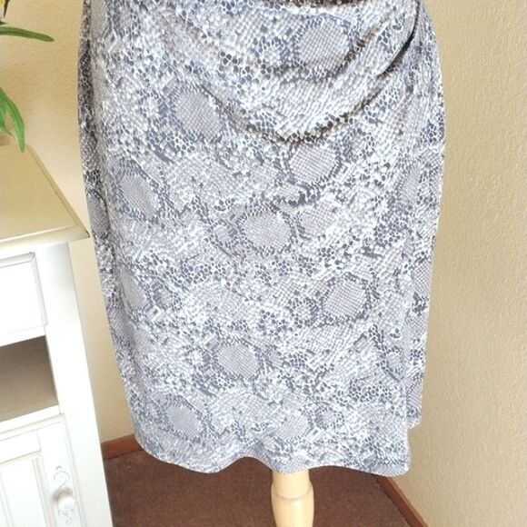 Connected Apparel Reptile Print Dress - Picture 3 of 10